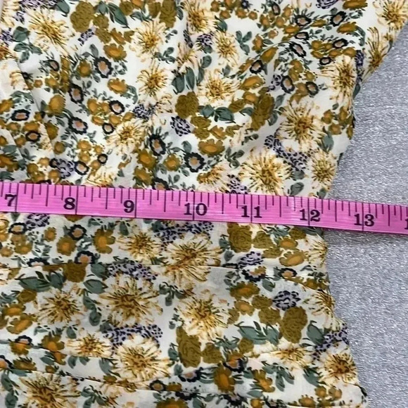 [XS]ASTR The Label  Floral Ruched SS Summer Mini Dress - Picture 14 of 15